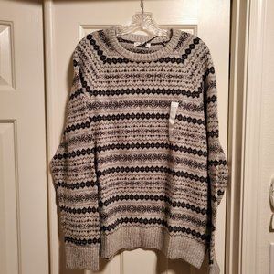 NWT Men's GoodFellow & Co. Crewneck Jacquard Pullover Sweater